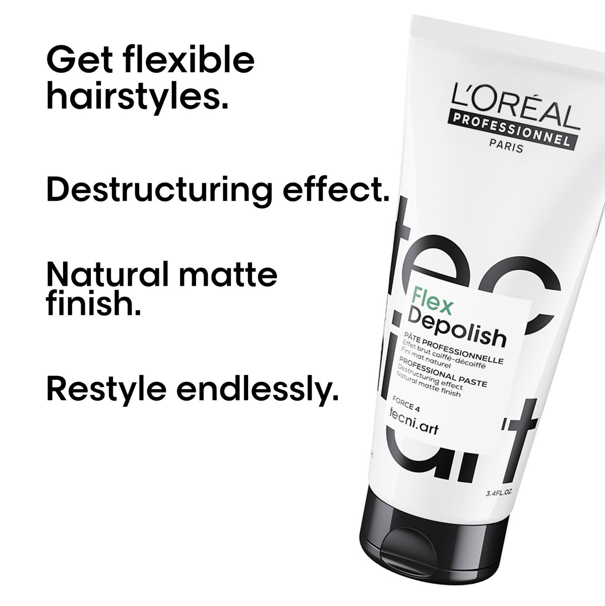 L'Oréal Professionnel Tecni.Art Flex Depolish — key benefits