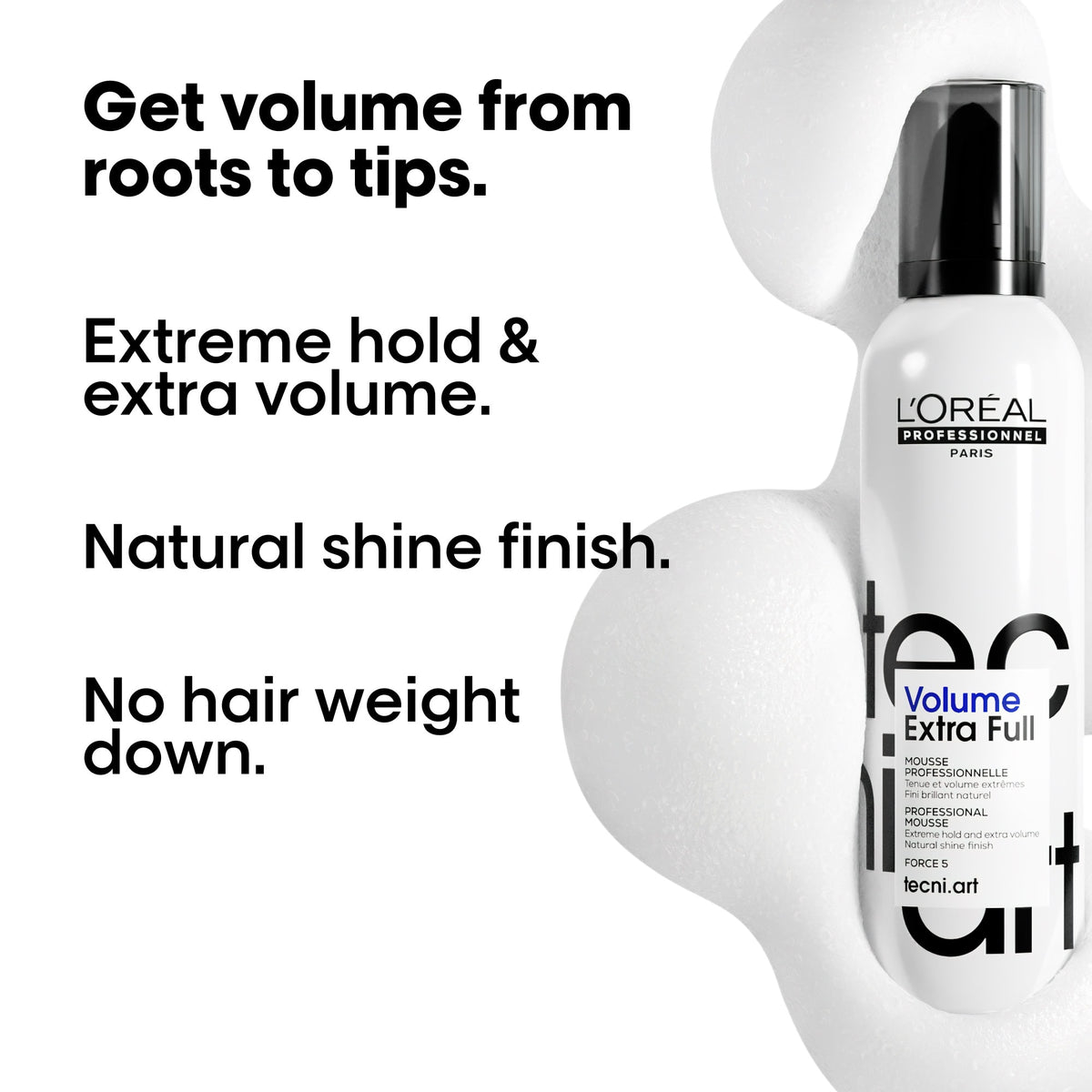 L'Oréal Professionnel Tecni.Art Volume Extra Full — key benefits