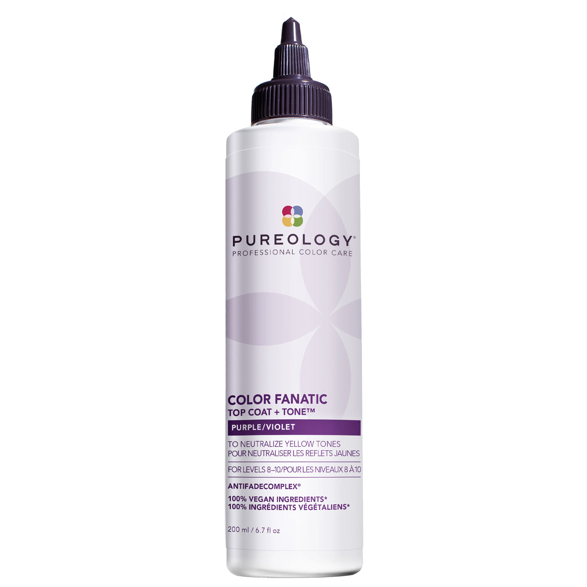 Pureology Color Fanatic Top Coat + Tone Purple — pack shot