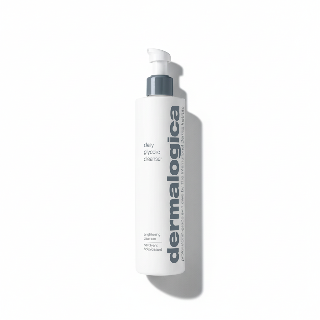Dermalogica daily glycolic cleanser bottle on a white background