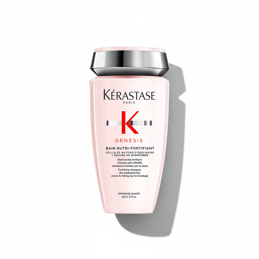 Kérastase Genesis shampoo bottle on a white background
