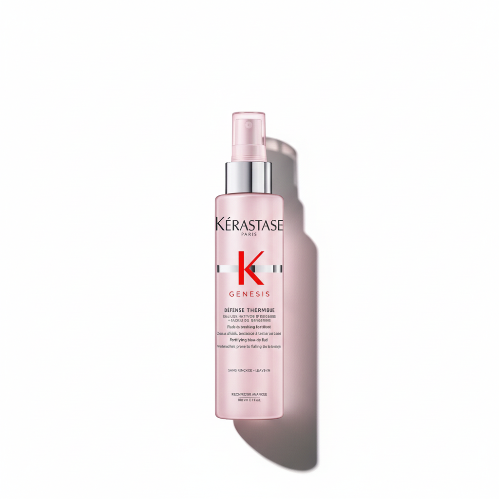 Kérastase bottle on a white background