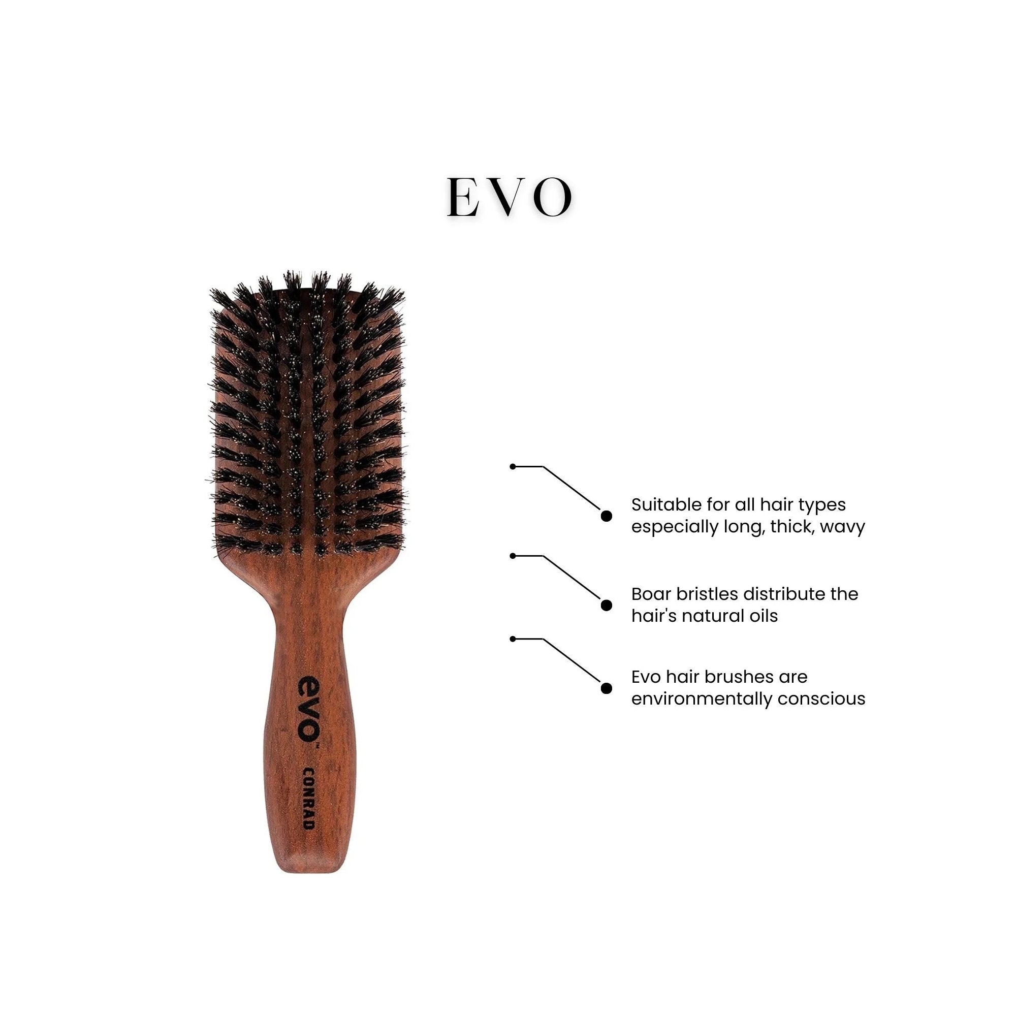 Conrad Natural Bristle Dressing Brush