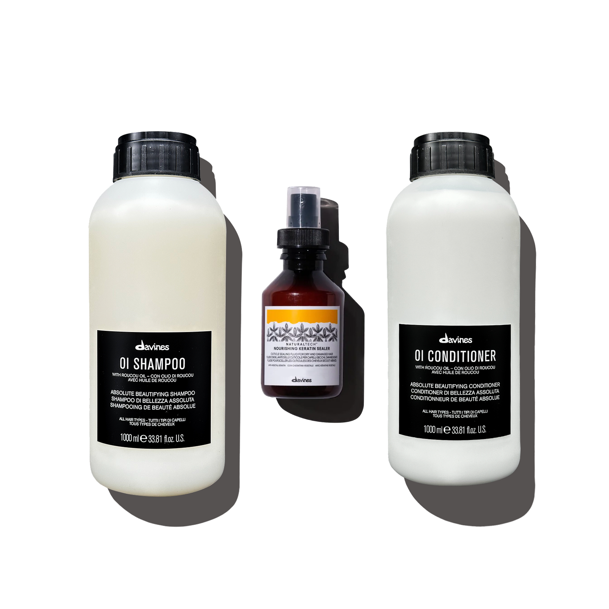 OI Absolute Beautifying Set + NaturalTech Nourishing Keratin Sealer