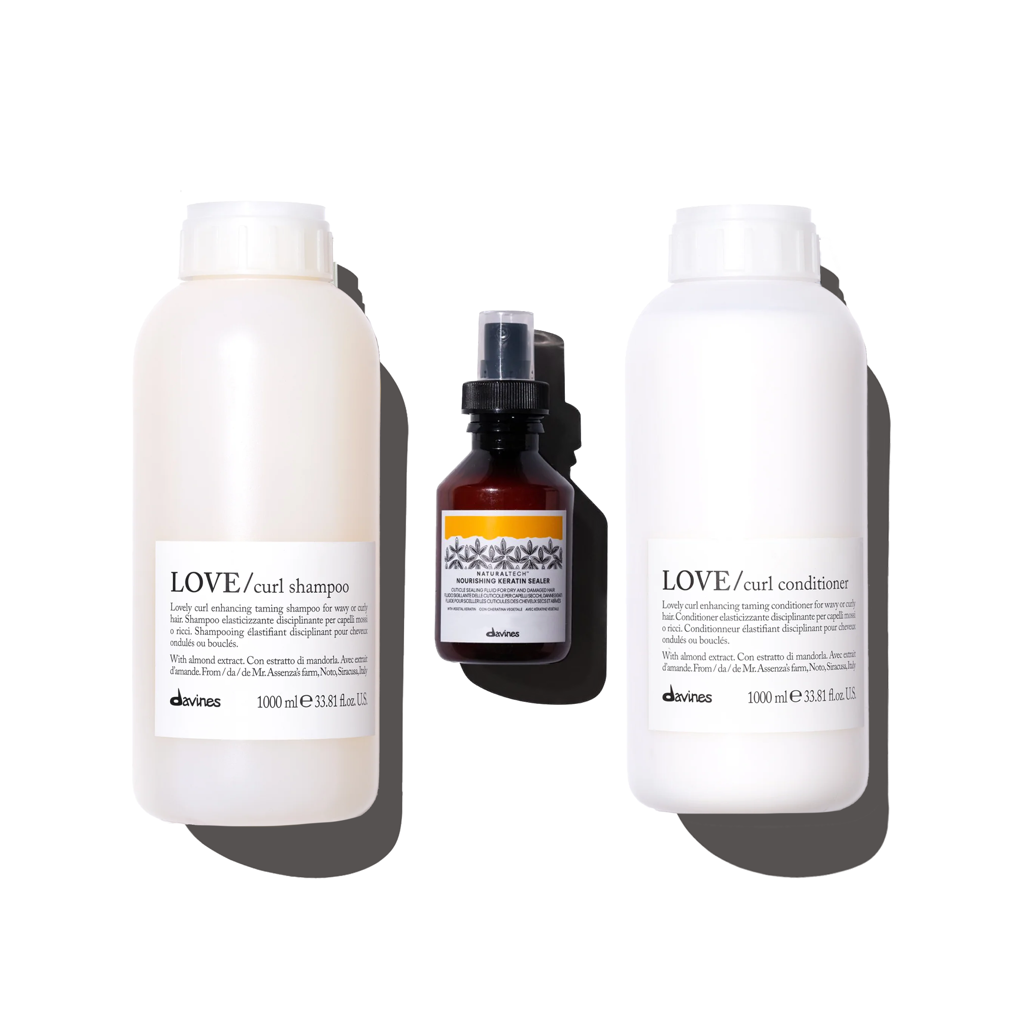 LOVE CURL Litre Set + NaturalTech Nourishing Keratin Sealer