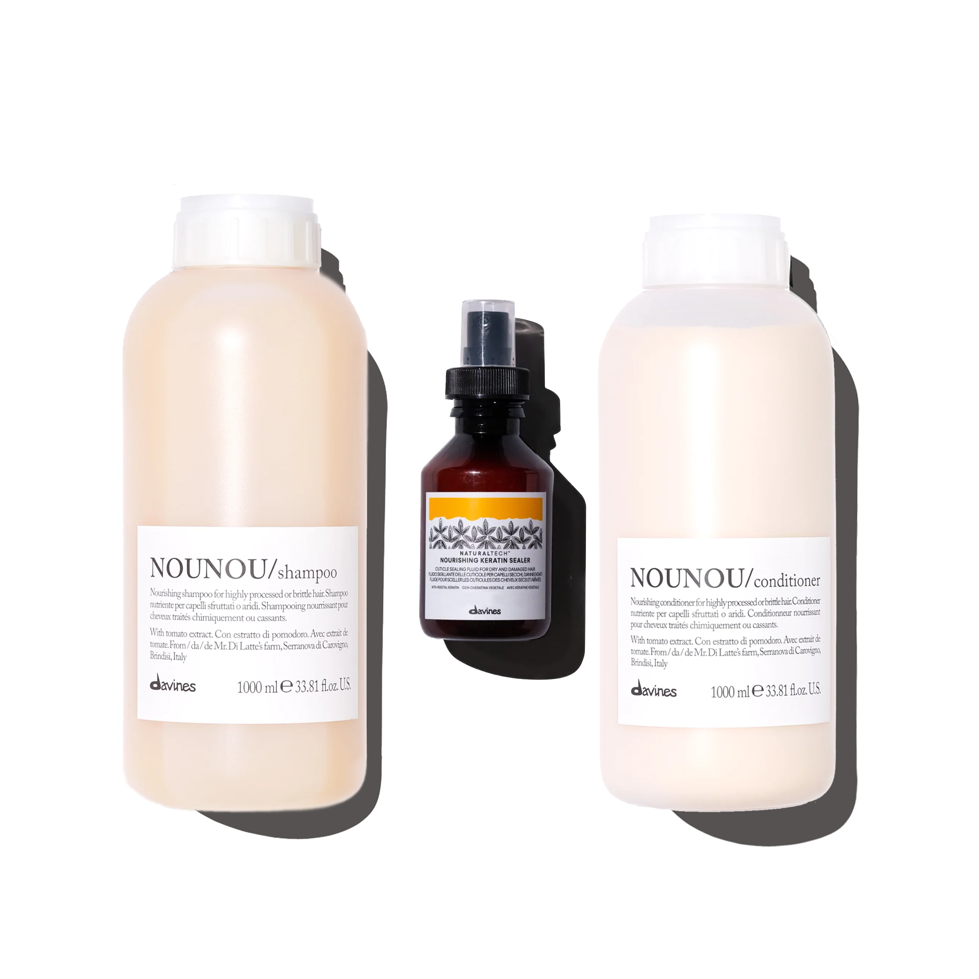 NOUNOU Litre Set + NaturalTech Nourishing Keratin Sealer