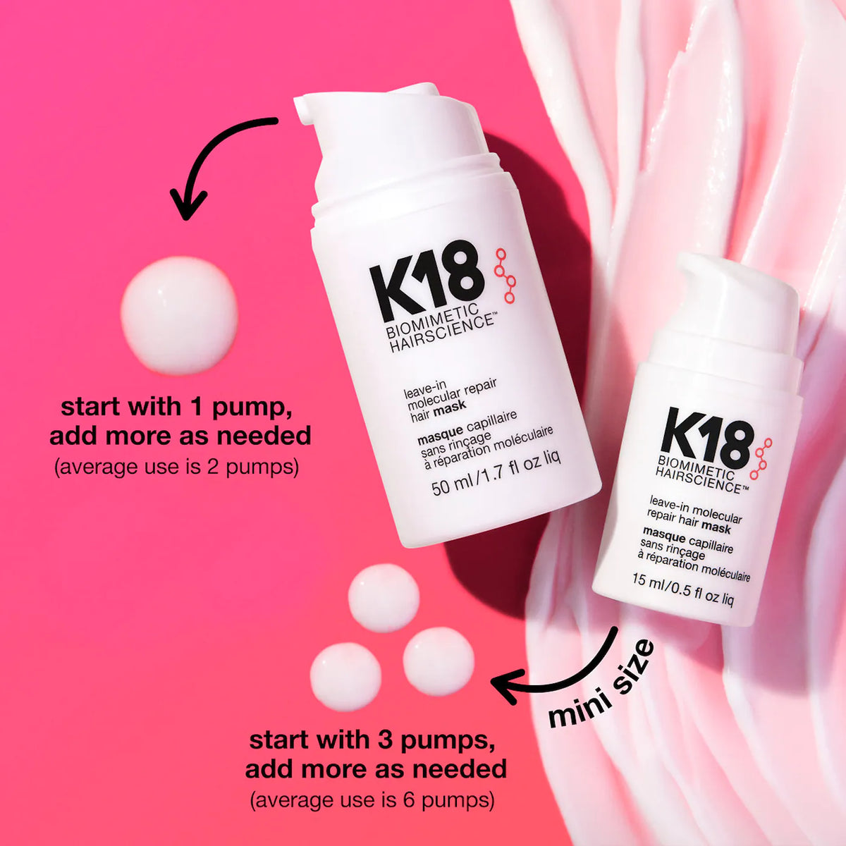 K18 Leave-in Molecular Repair Hair Mask – 8