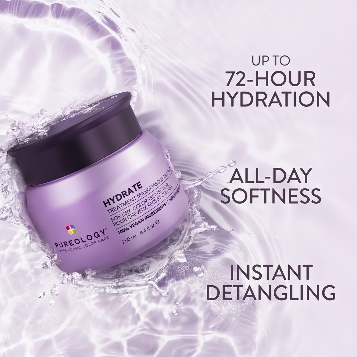 Pureology Hydrate Deep Conditioning Treatment Mask — key benefits