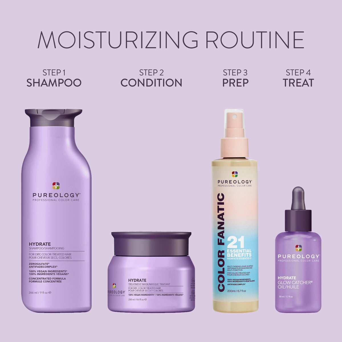 Pureology Hydrate Deep Conditioning Treatment Mask — moisturizing routine