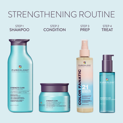 Pureology Strength Cure Restorative Hair Mask — strengthening routine