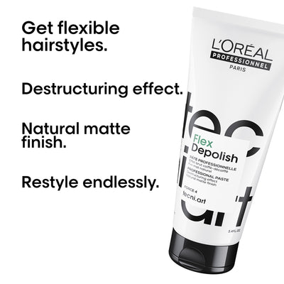 L'Oréal Professionnel Tecni.Art Flex Depolish — key benefits