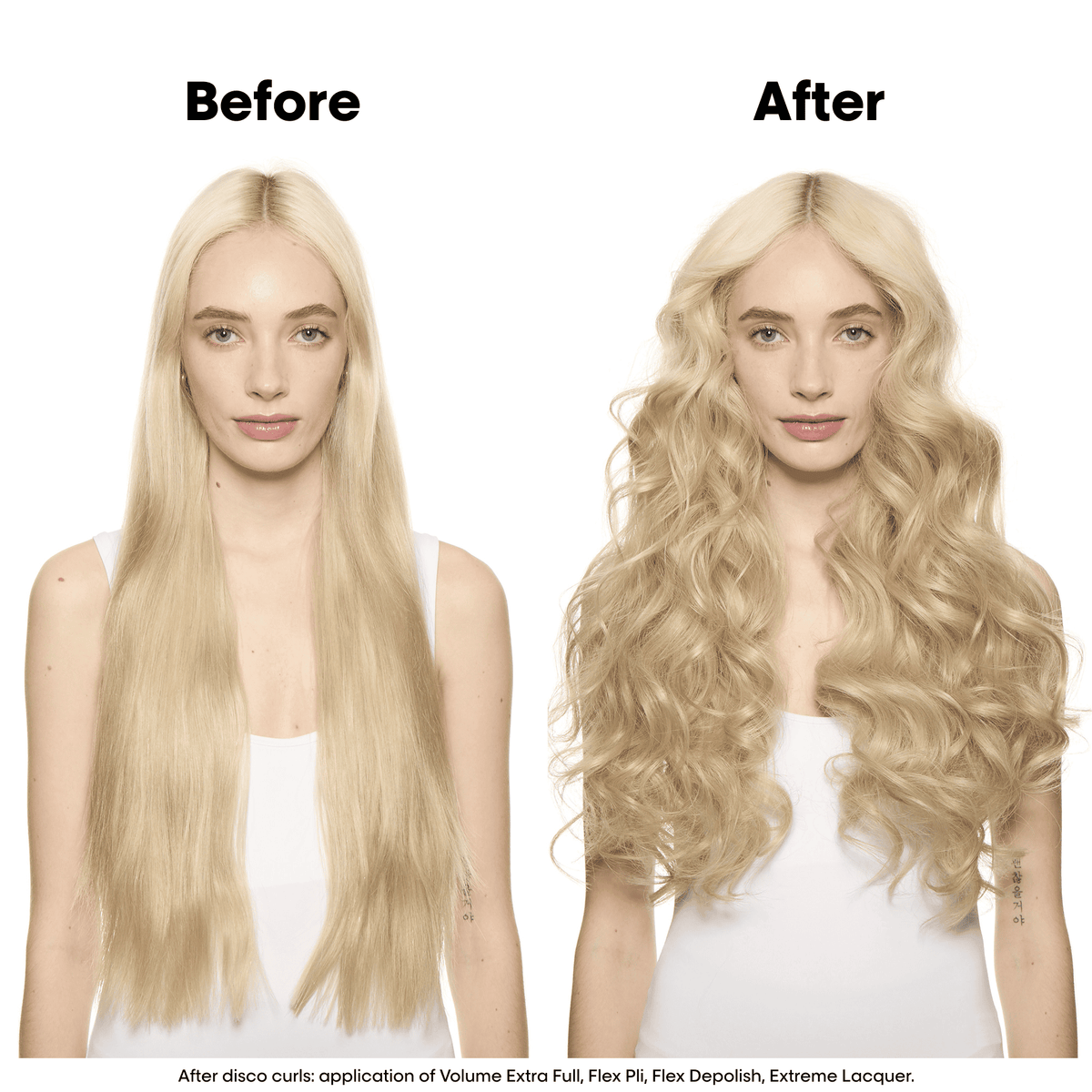 L'Oréal Professionnel Tecni.Art Flex Pli — before and after