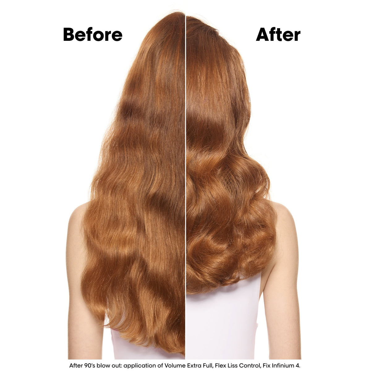 L'Oréal Professionnel Tecni.Art Volume Extra Full — before and after