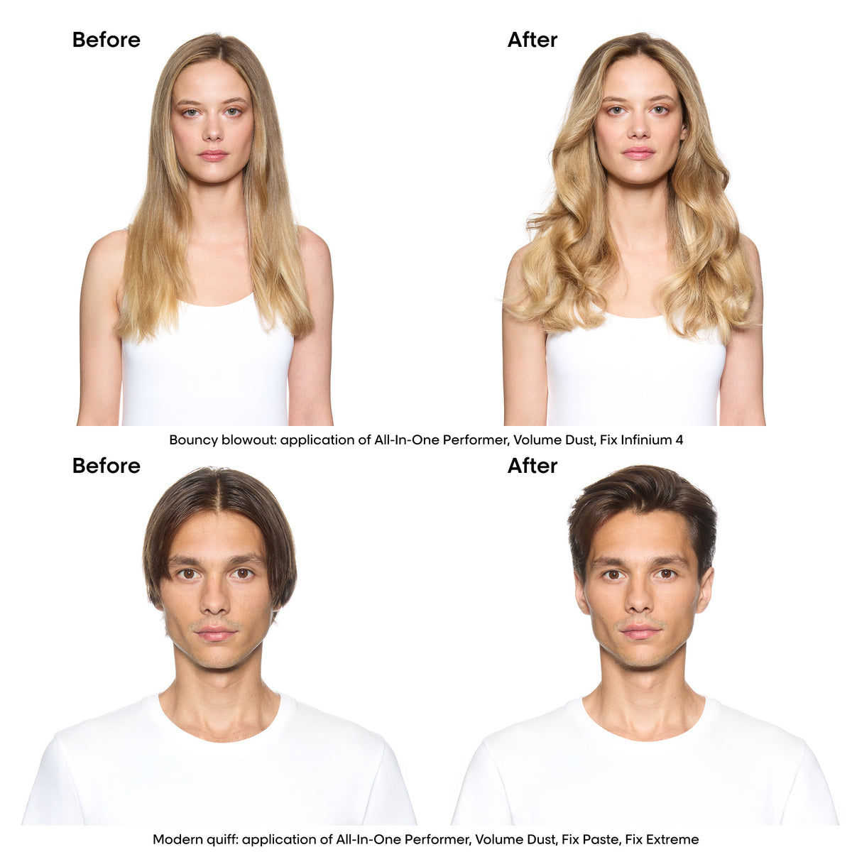 L'Oréal Professionnel Tecni.Art All-in-1 Performer — before and after