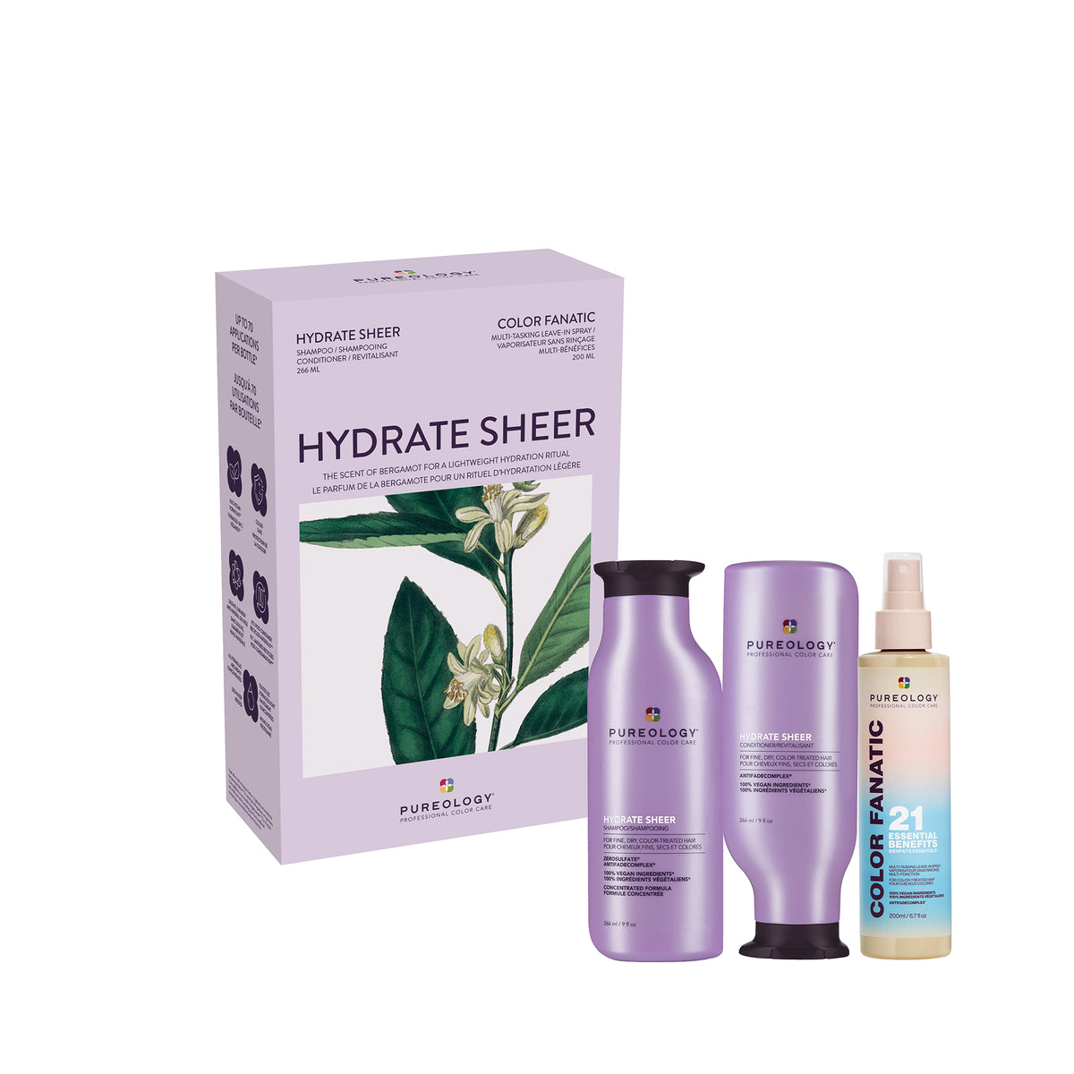 Pureology Hydrate Sheer Holiday Kit — set