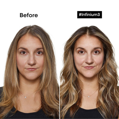 L'Oréal Professionnel Tecni.Art Fix Infinium 3 — before and after