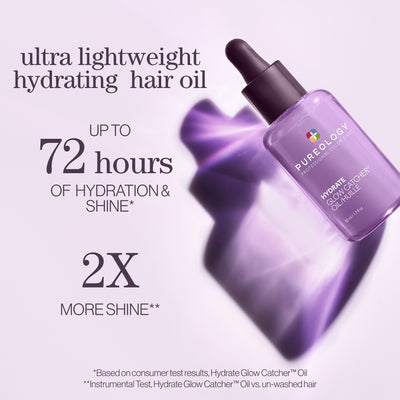 Pureology Hydrate Glow Catcher Oil — key benefits