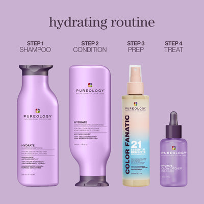 Pureology Hydrate Glow Catcher Oil — hydrating routine