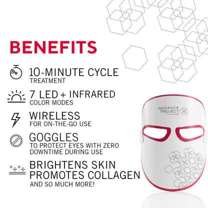 Phototherapy 7 Color LED Facial Mask