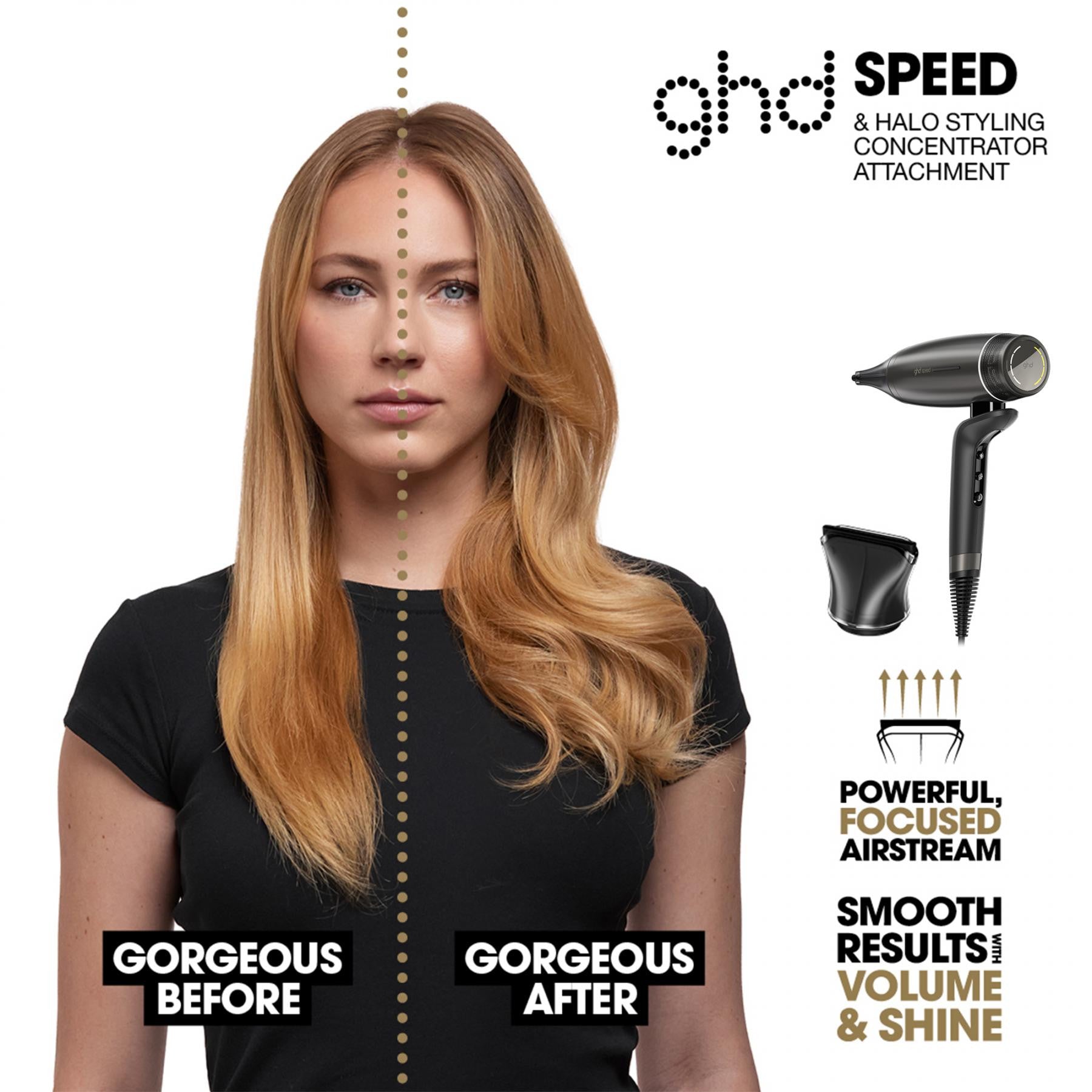 Speed Ionic Hair Dryer Titanium Black