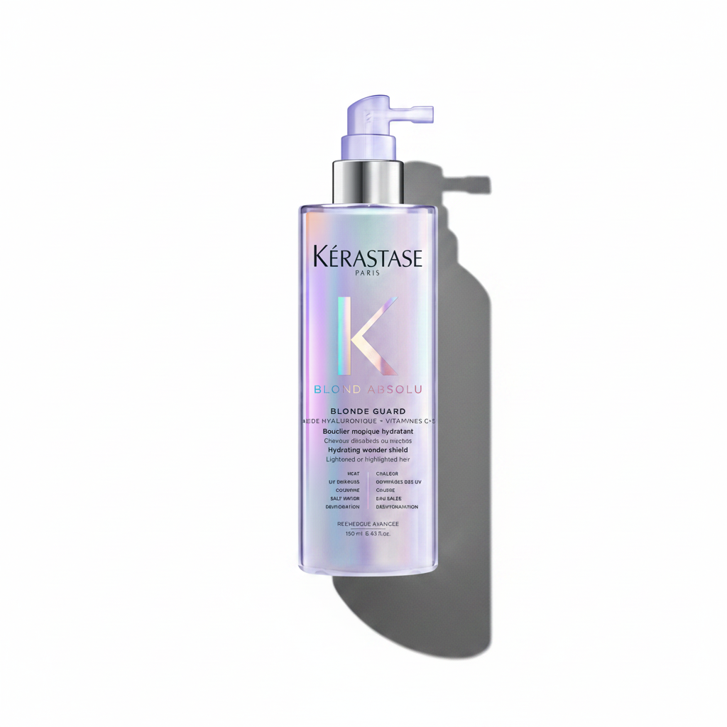 Kérastase bottle on a white background