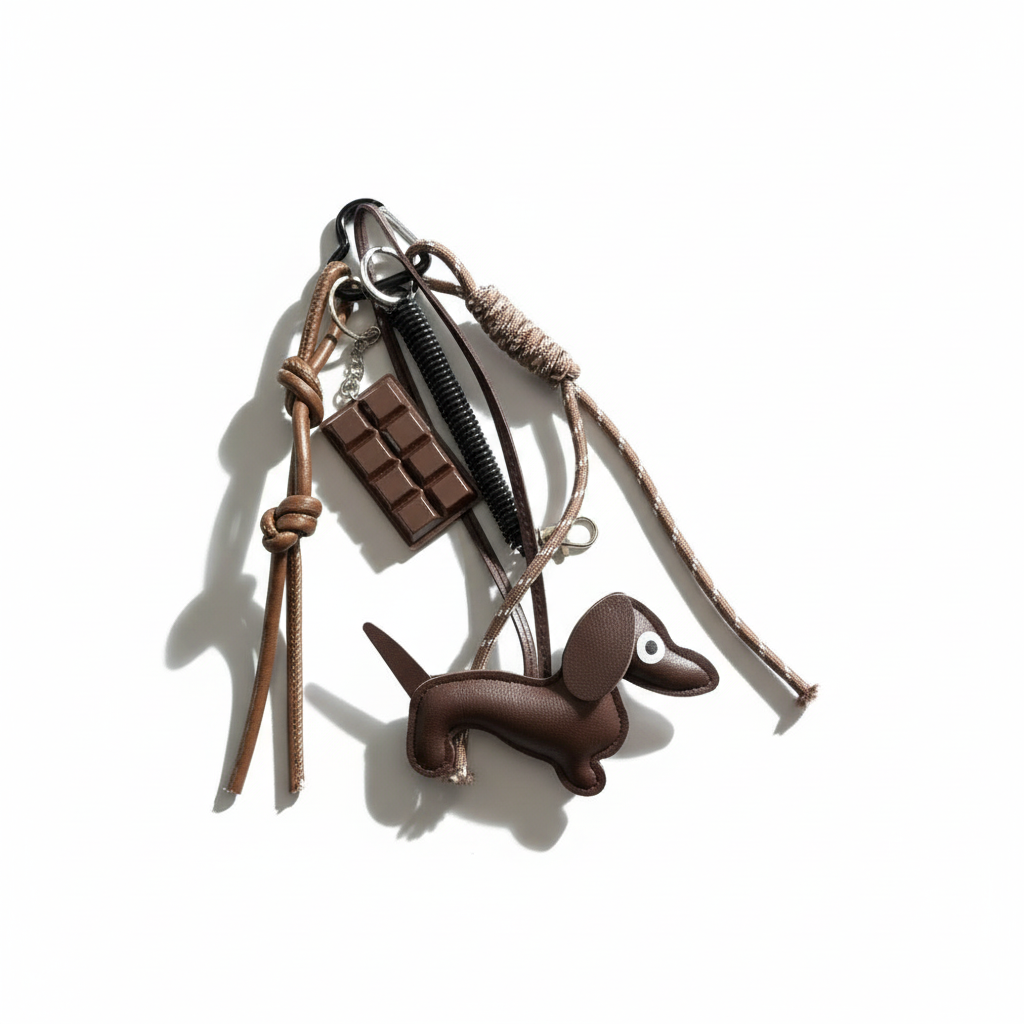 Dachshund Keychain Charms