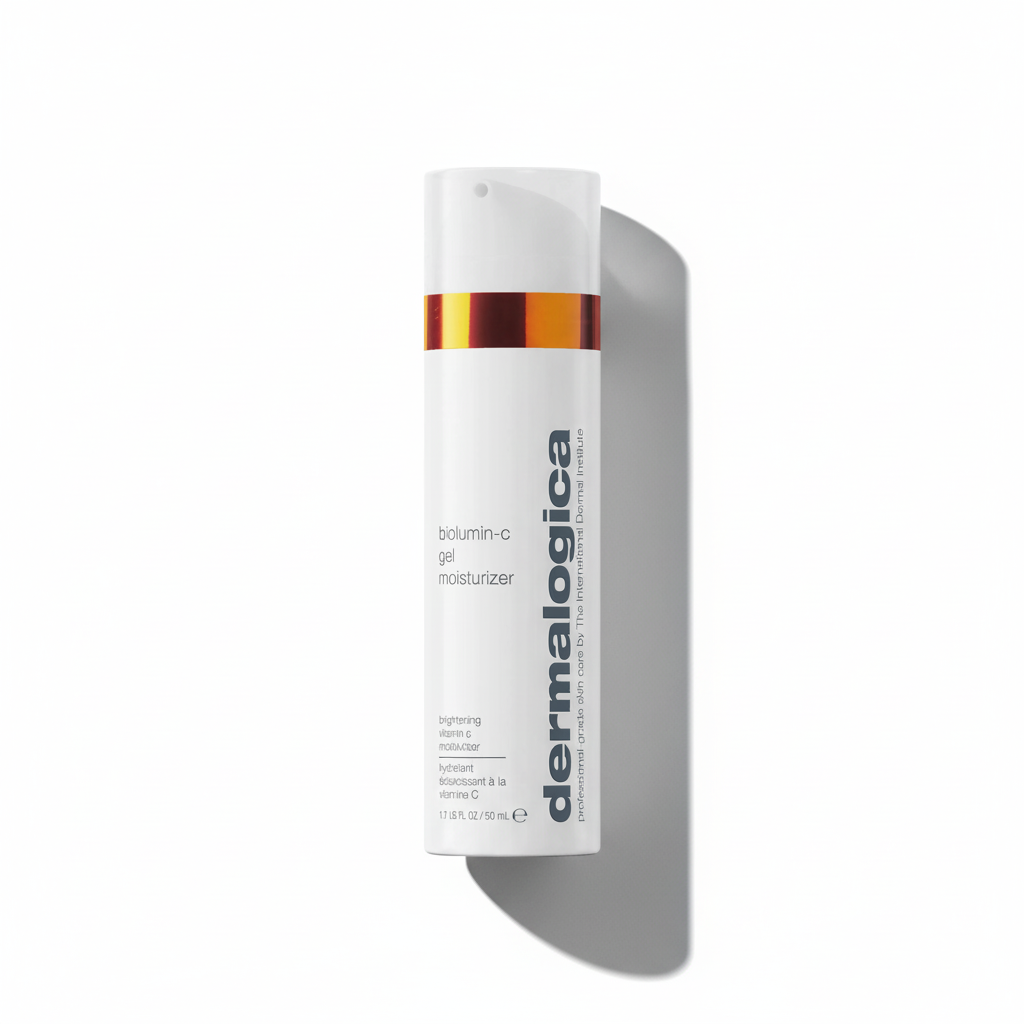 Dermalogica moisturizer bottle on a white background