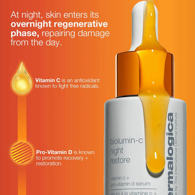 Biolumin-C Night Restore Serum with Pro-Vitamin D Complex