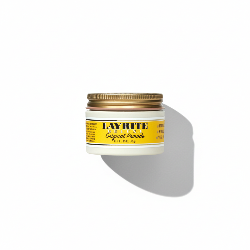 Jar of Layrite Original Pomade on a white background