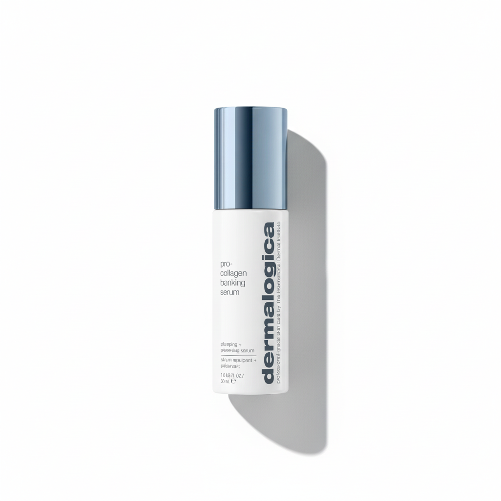 Dermalogica skincare serum bottle on a white background