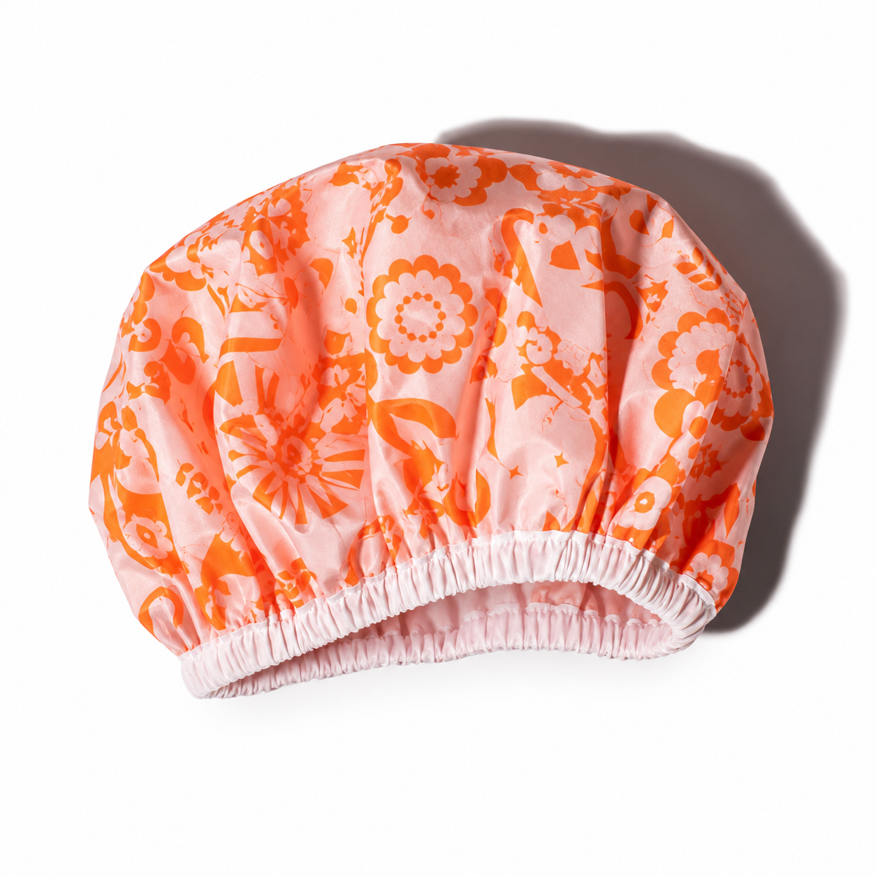 Shower Cap Pink Signature Print