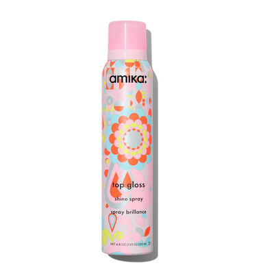 Amika top gloss shine spray in retail size: 4.8 oz