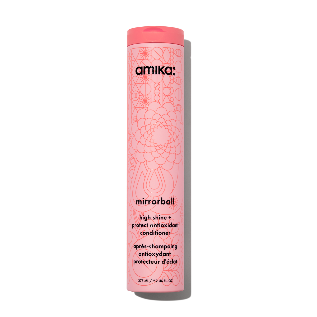 Amika mirrorball high shine + protect antioxidant conditioner - 9.2 fl oz. / 275 ml bottle