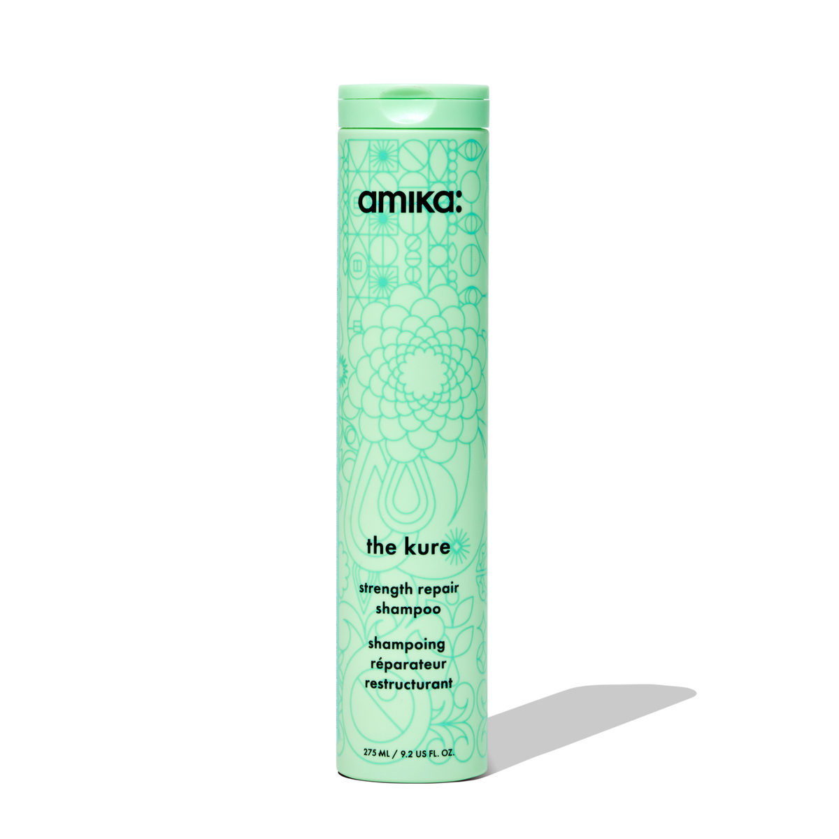 Image of the 9.2oz / 275ml kure strength repair shampoo.