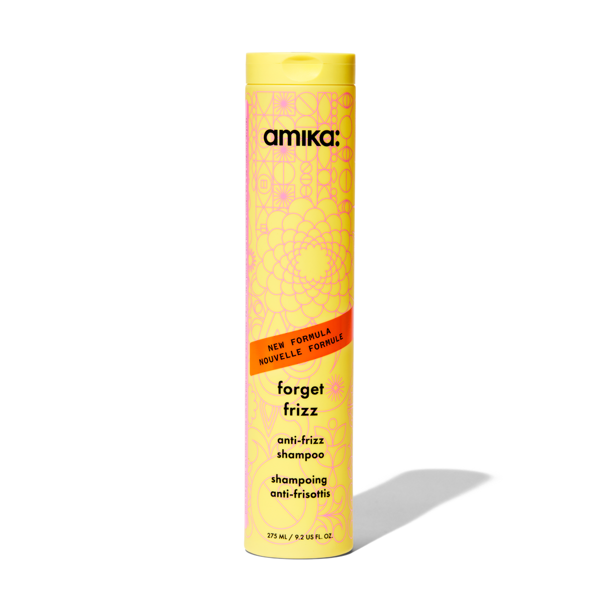 Amika forget frizz anti-frizz shampoo - 275 ml / 9.2 fl oz size