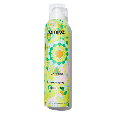 Amika un.done texture spray bottle in retail size: 5.3 oz. / 192 ml