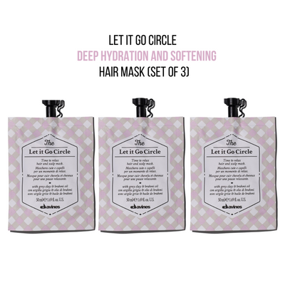 Let It Go Circle Hair Mask Set Of 3